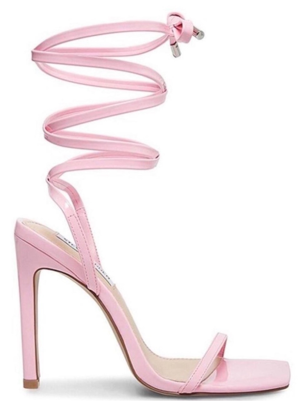 Steve Madden Pink Wrap-Around Stiletto Sandals